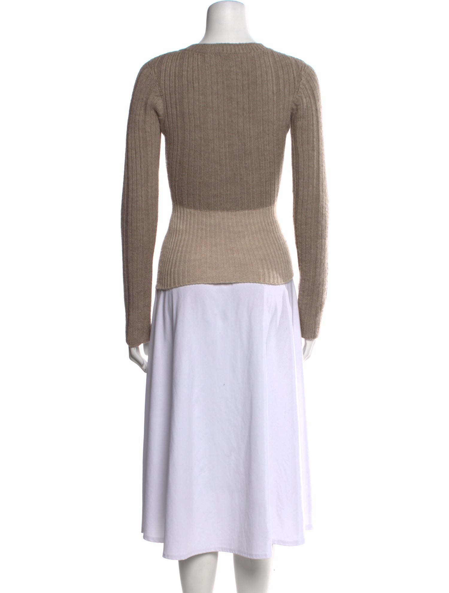 Jacquemus Merino Wool Colorblock Pattern Sweater